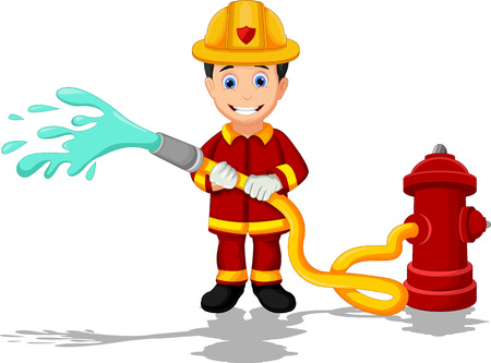 Detail Fire Fighter Clipart Nomer 21