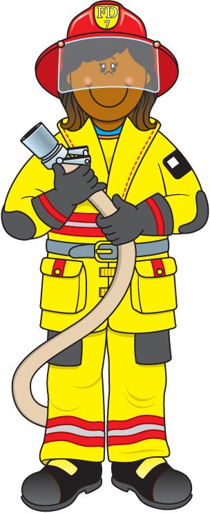 Detail Fire Fighter Clipart Nomer 27