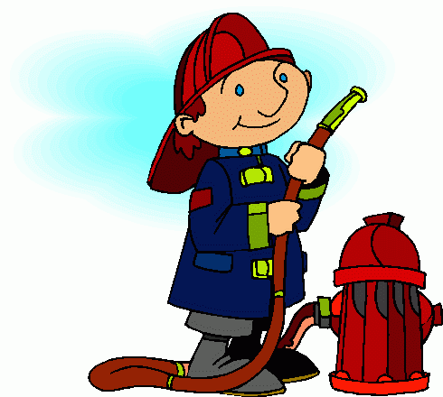 Detail Fire Fighter Clipart Nomer 54
