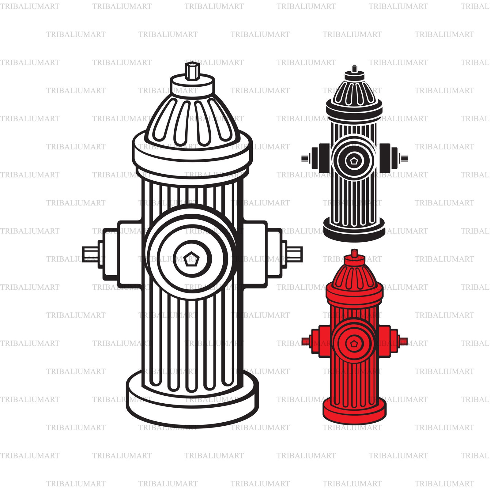 Detail Fire Hydrant Clipart Nomer 31