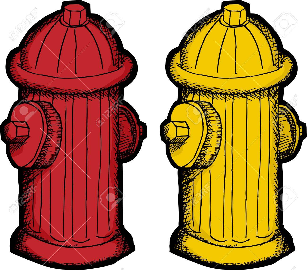 Detail Fire Hydrant Clipart Nomer 47