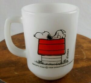 Detail Fire King Snoopy Mug Nomer 14