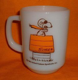 Detail Fire King Snoopy Mug Nomer 36