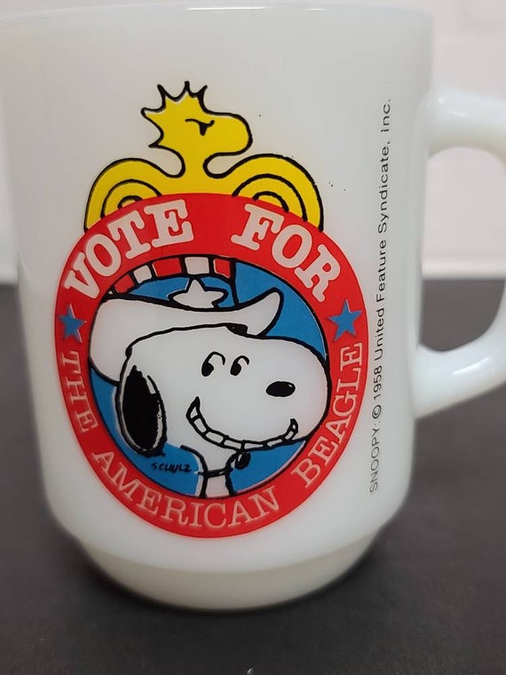 Detail Fire King Snoopy Mug Nomer 38