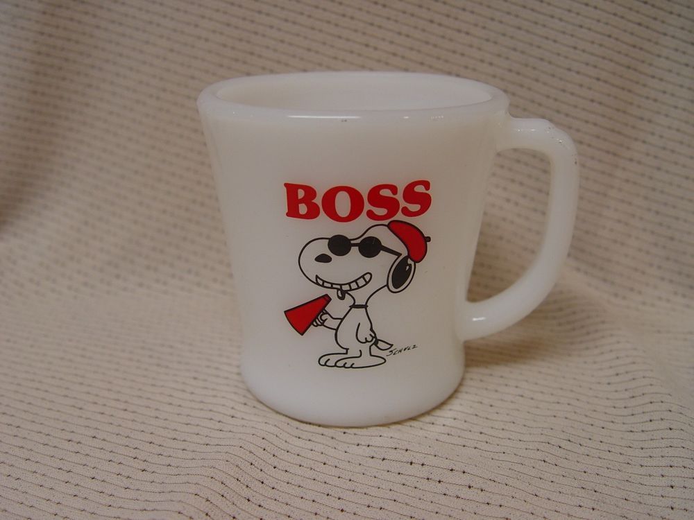 Detail Fire King Snoopy Mug Nomer 40