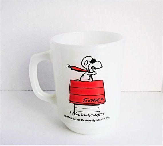 Detail Fire King Snoopy Mug Nomer 51