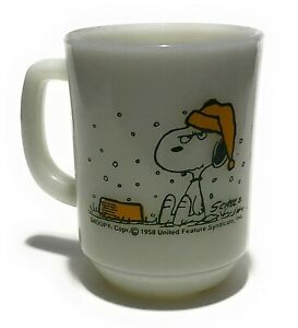 Detail Fire King Snoopy Mug Nomer 7