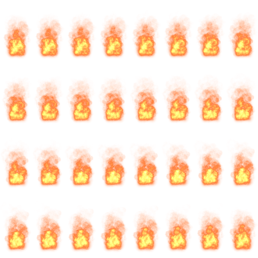 Detail Fire Sprite Sheet Png Nomer 5