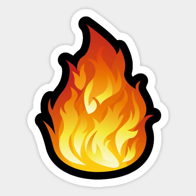 Detail Fire Sticker Png Nomer 13