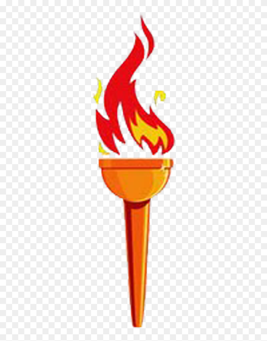 Detail Fire Torch Clipart Nomer 5