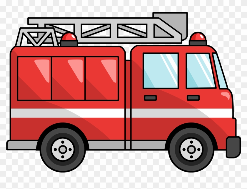 Detail Fire Truck Clipart Free Nomer 11