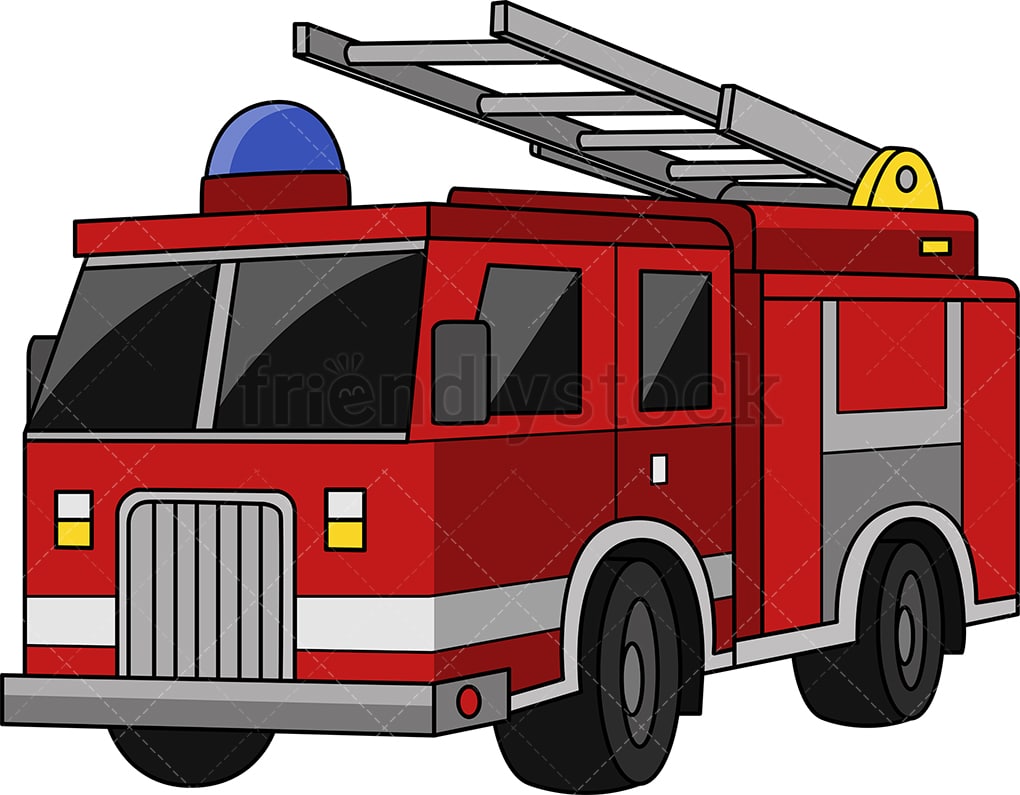 Detail Fire Truck Clipart Images Nomer 31