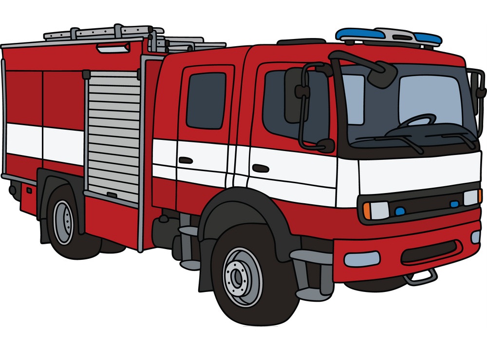 Detail Fire Truck Clipart Images Nomer 46