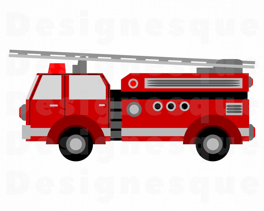 Detail Fire Truck Clipart Images Nomer 6