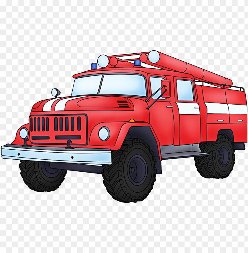 Detail Fire Truck Clipart Png Nomer 26