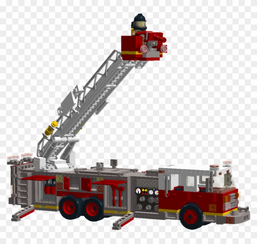 Detail Fire Truck Ladder Clipart Nomer 45