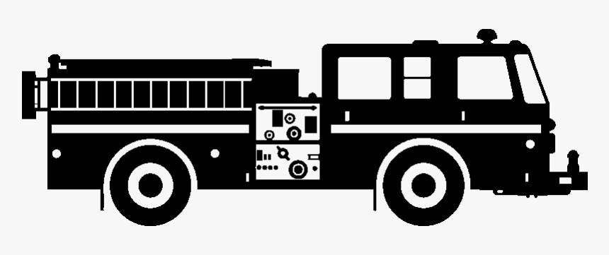 Fire Truck Silhouette Clip Art - KibrisPDR