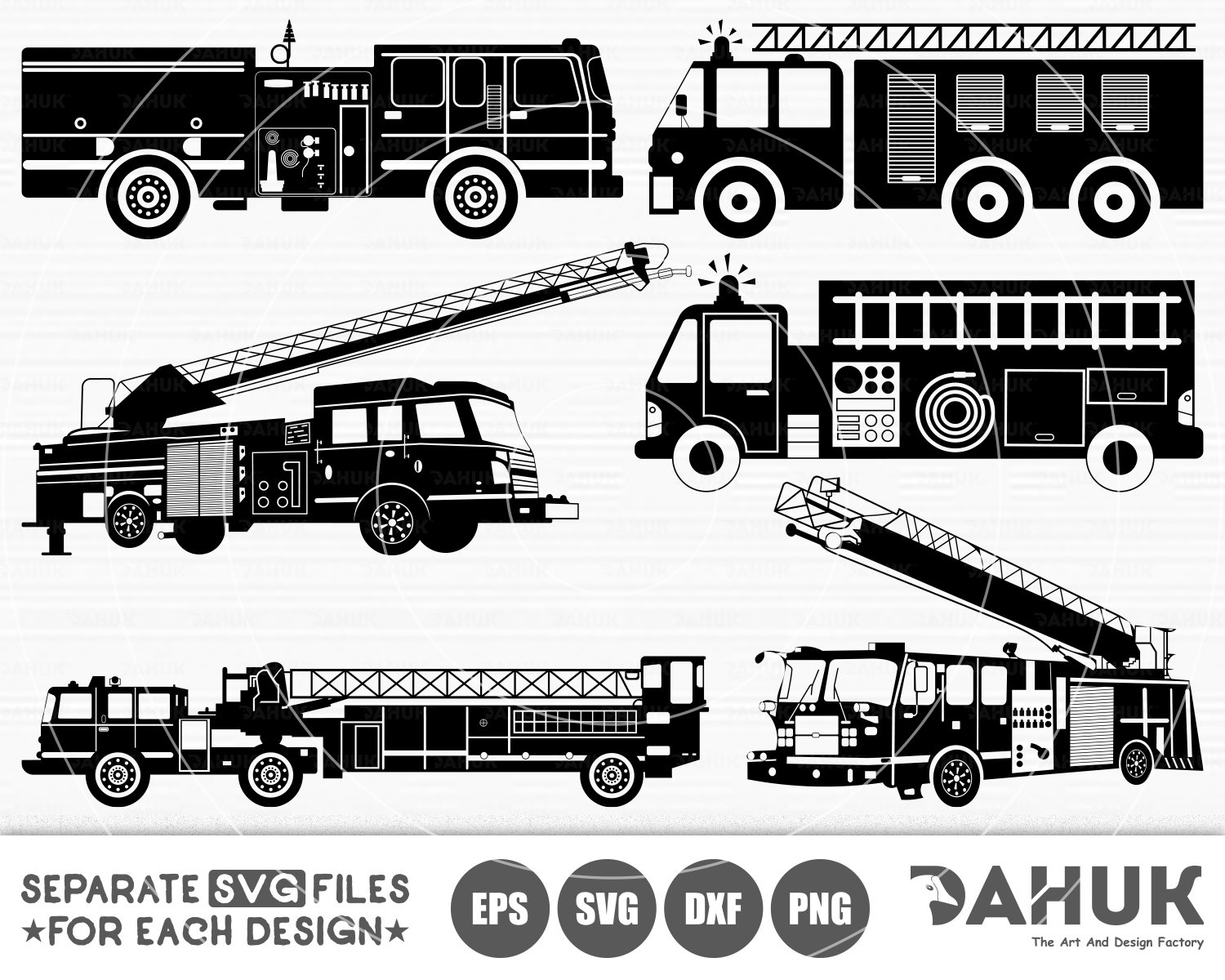 Detail Fire Truck Silhouette Clip Art Nomer 25