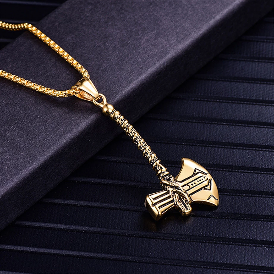 Detail Firefighter Axe Necklace Nomer 12