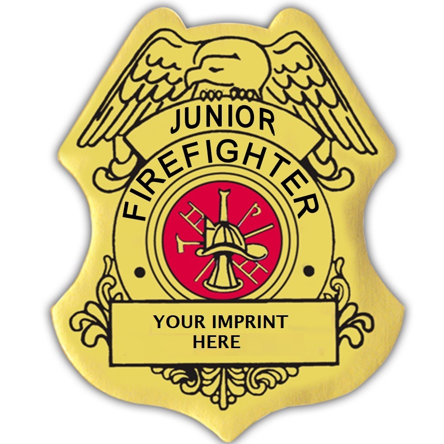 Firefighter Badge Stickers - KibrisPDR