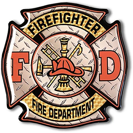 Detail Firefighter Badge Stickers Nomer 14