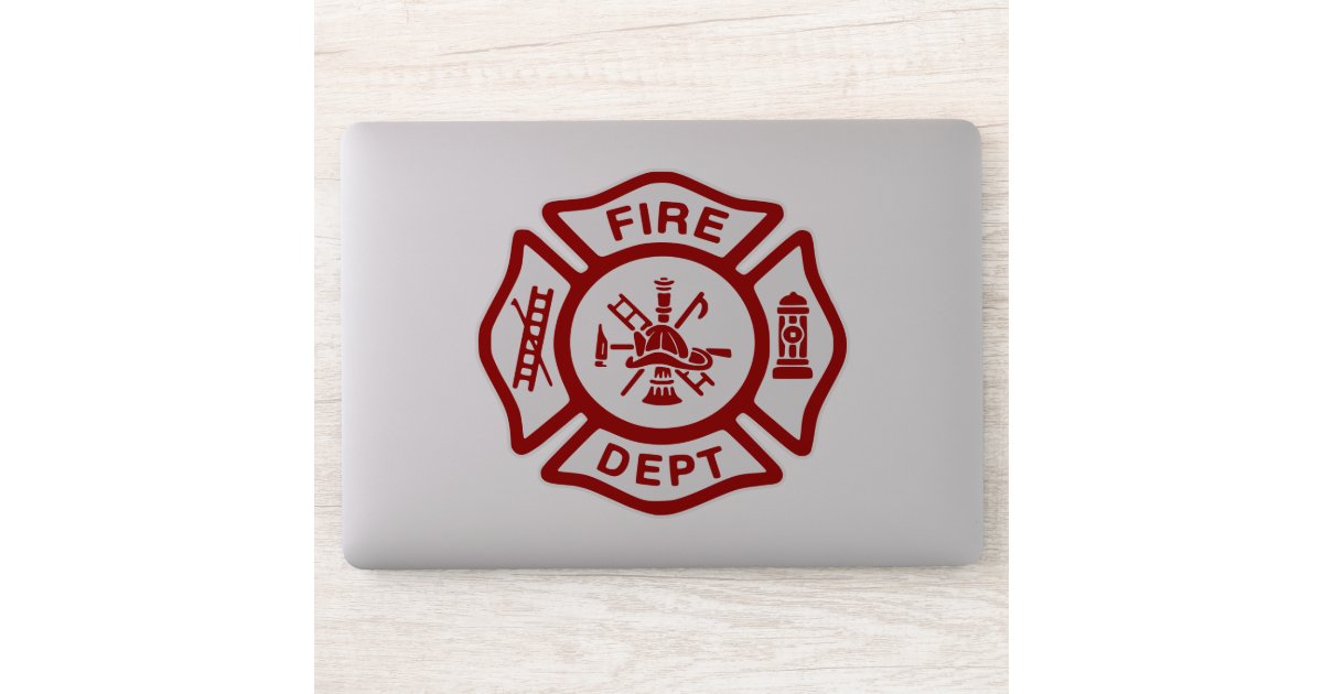 Detail Firefighter Badge Stickers Nomer 17