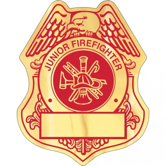Detail Firefighter Badge Stickers Nomer 19