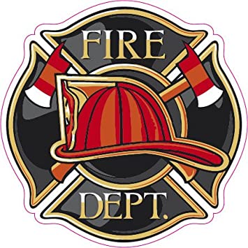 Detail Firefighter Badge Stickers Nomer 24