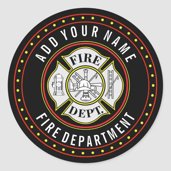 Detail Firefighter Badge Stickers Nomer 27