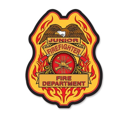 Detail Firefighter Badge Stickers Nomer 30