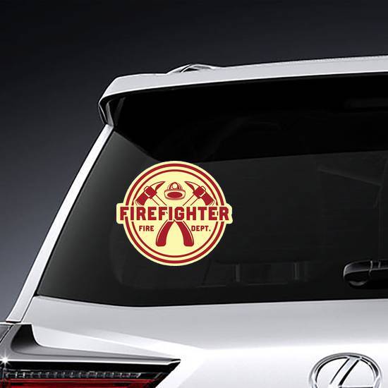 Detail Firefighter Badge Stickers Nomer 33
