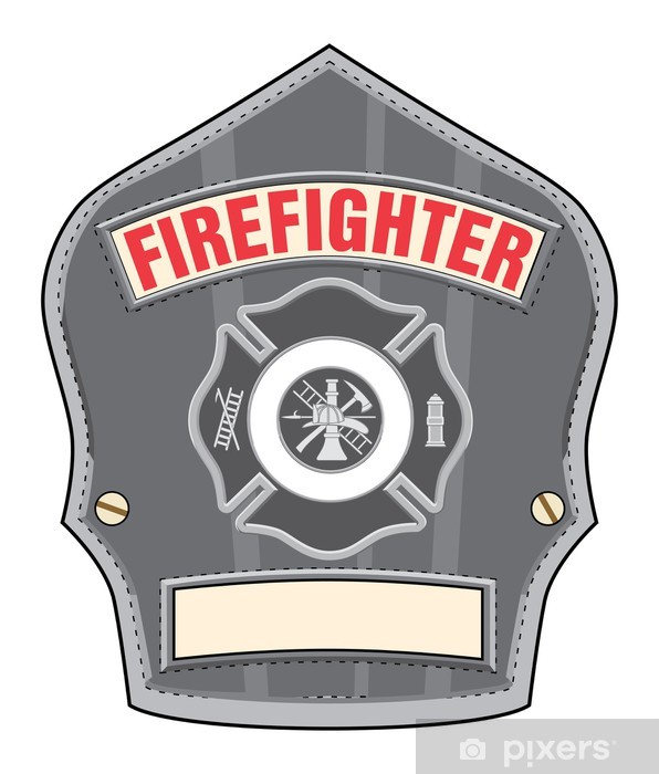 Detail Firefighter Badge Stickers Nomer 35