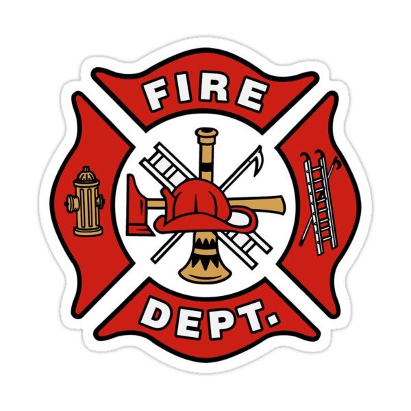 Detail Firefighter Badge Stickers Nomer 37
