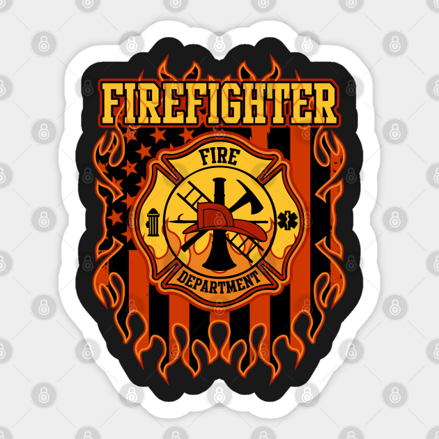 Detail Firefighter Badge Stickers Nomer 41
