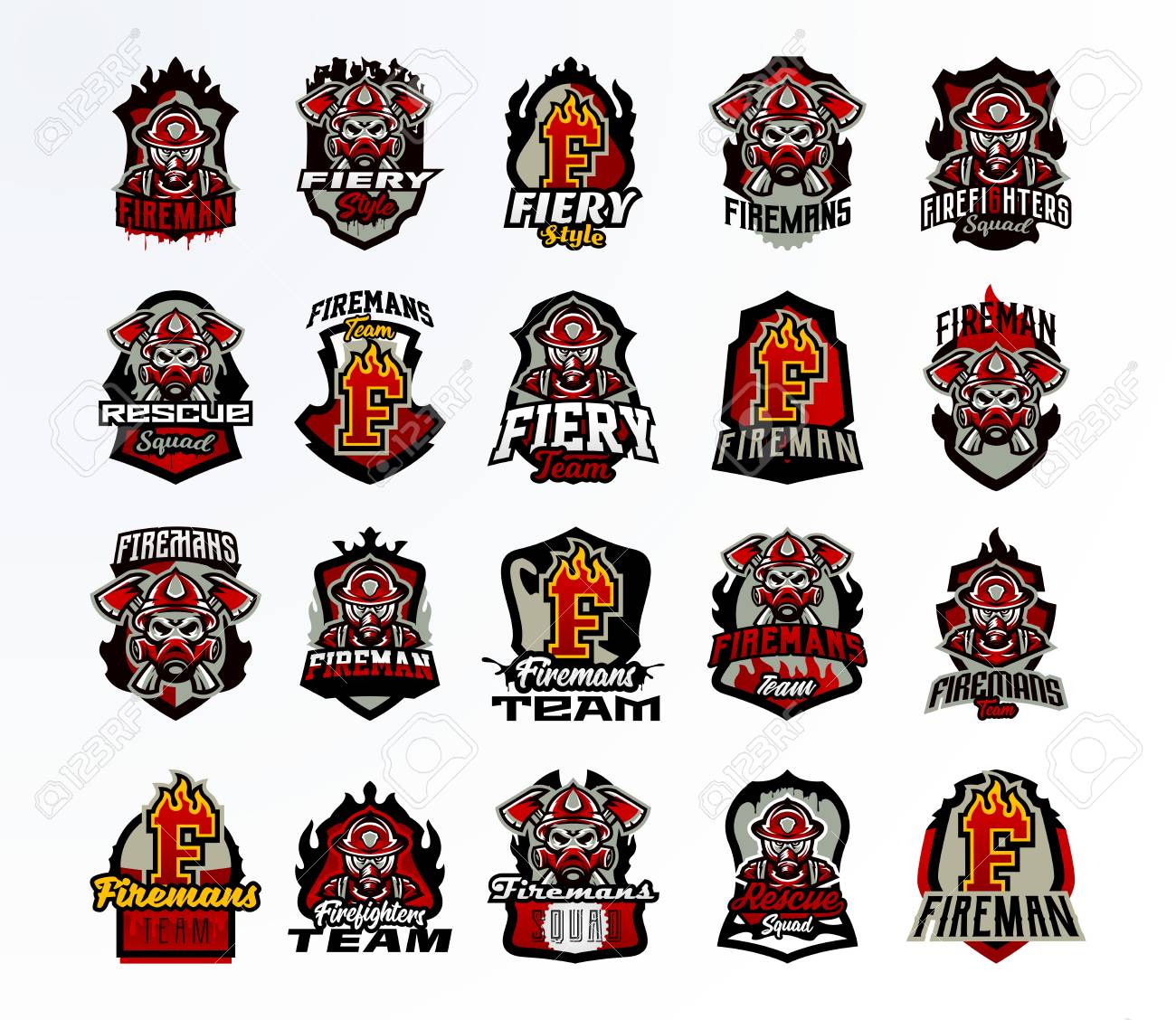 Detail Firefighter Badge Stickers Nomer 42
