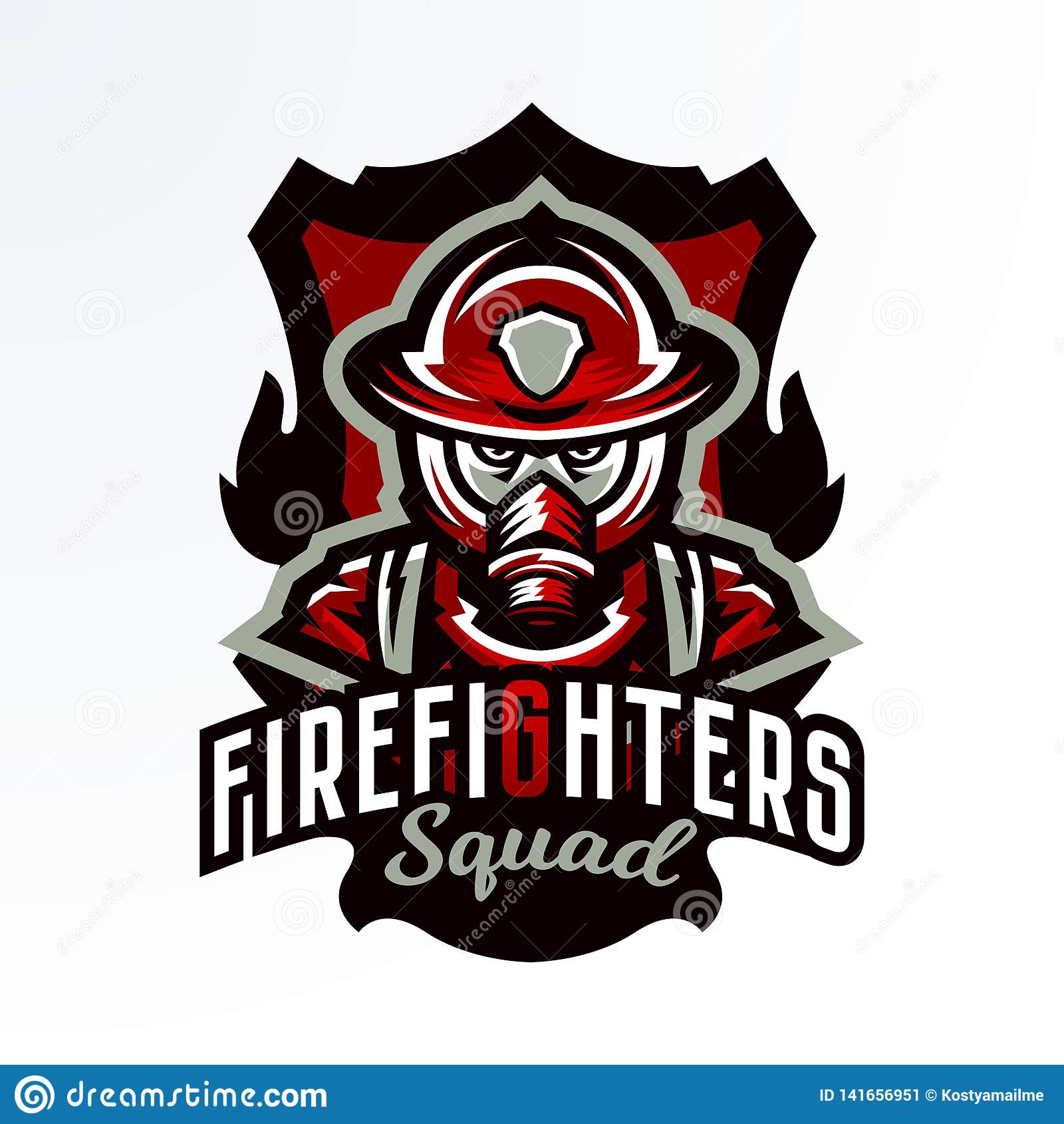 Detail Firefighter Badge Stickers Nomer 47