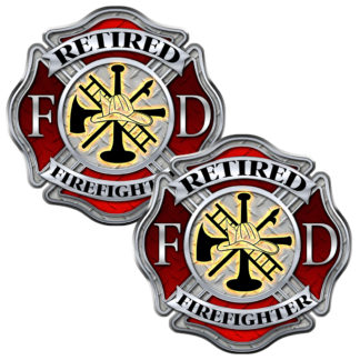 Detail Firefighter Badge Stickers Nomer 55