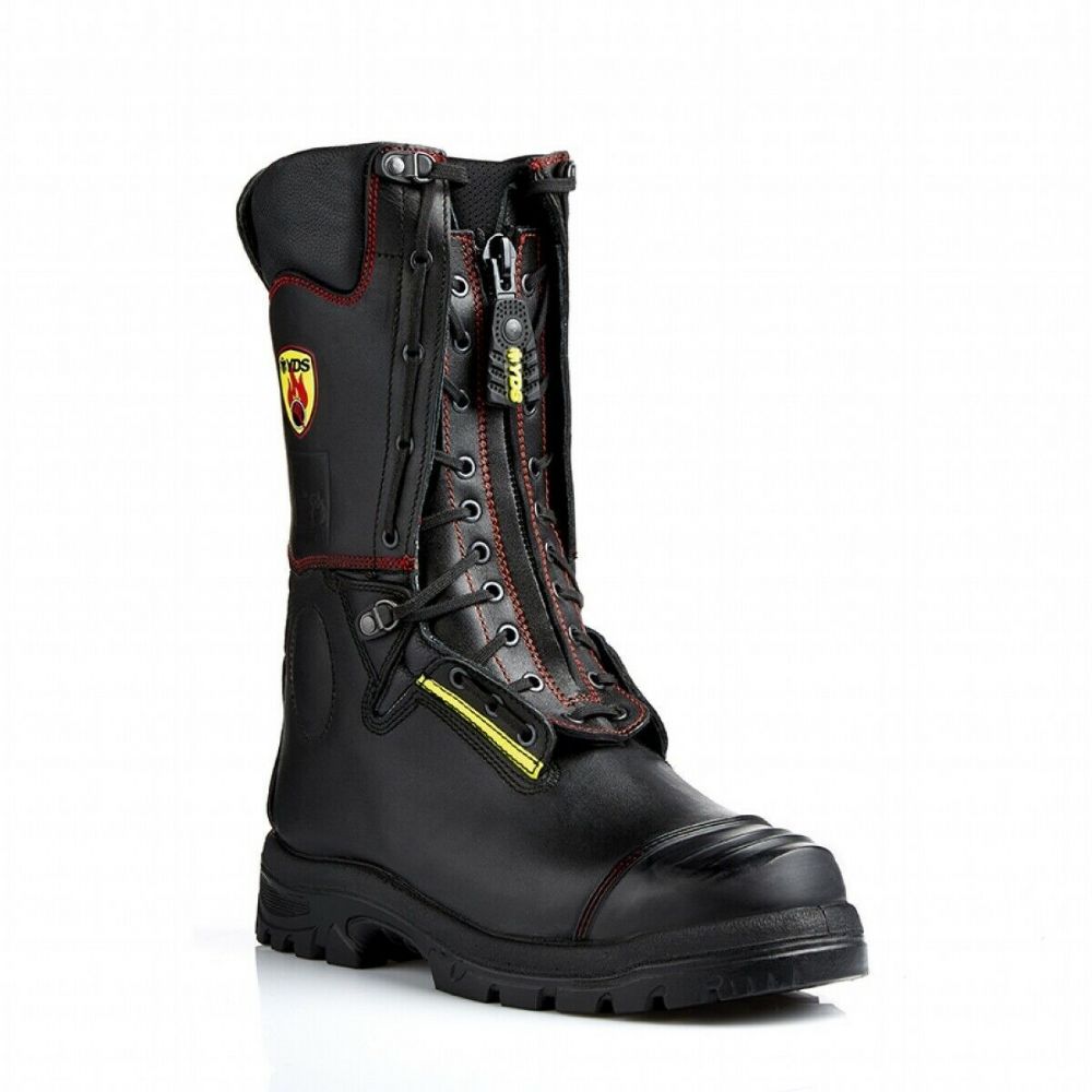 Detail Firefighter Boots With Zipper Nomer 5