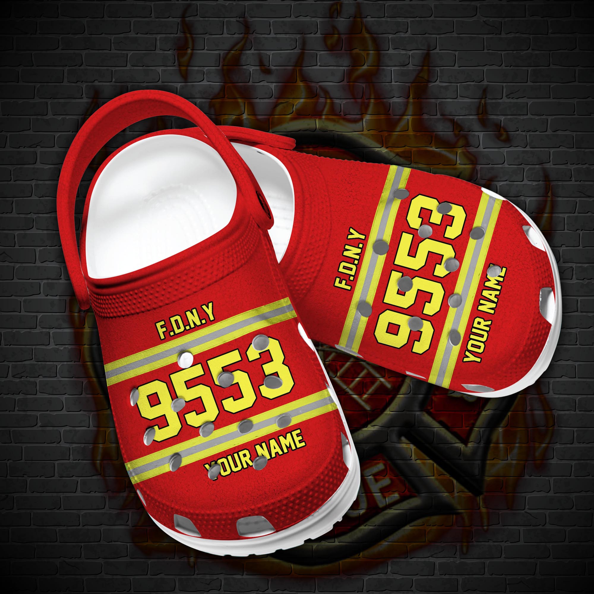 Detail Firefighter Crocs Nomer 36