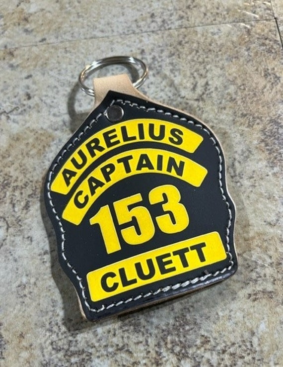 Detail Firefighter Keychain Shield Nomer 14