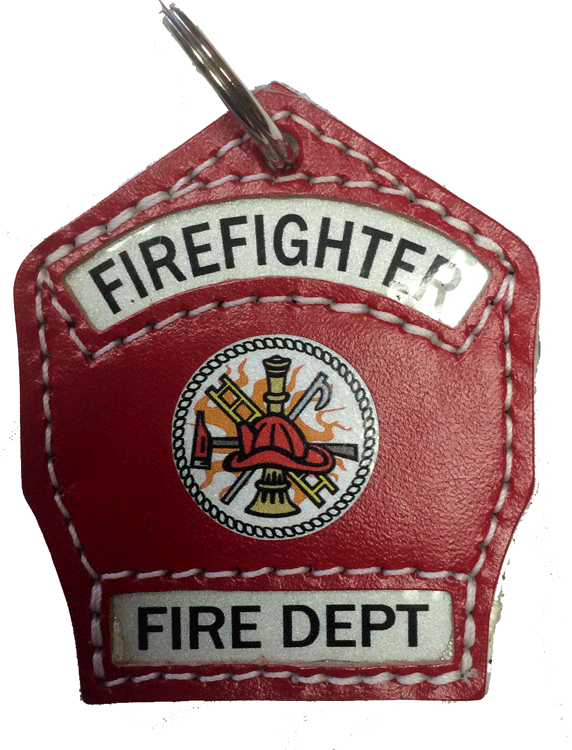 Detail Firefighter Keychain Shield Nomer 4