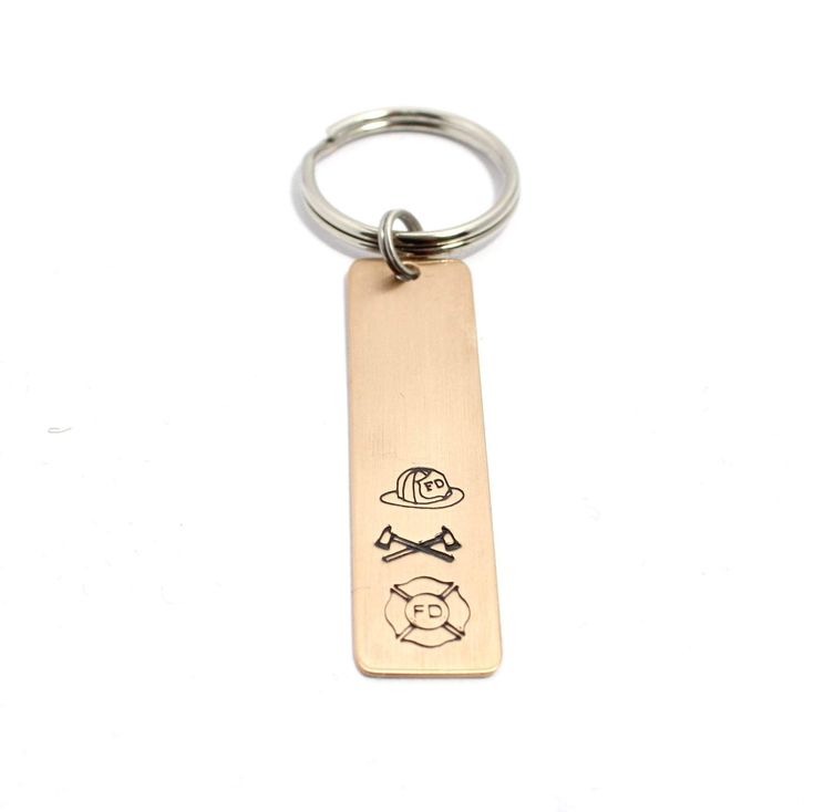 Detail Firefighter Keychain Shield Nomer 28