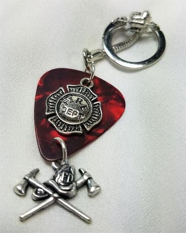 Detail Firefighter Keychain Shield Nomer 29