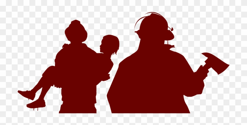 Detail Firefighter Silhouette Clip Art Nomer 39