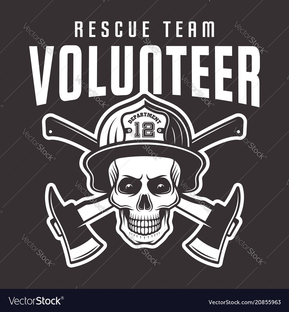 Detail Firefighter Skull Vector Nomer 37