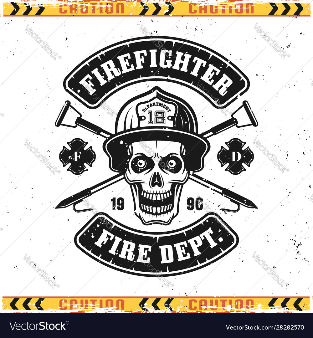 Detail Firefighter Skull Vector Nomer 45