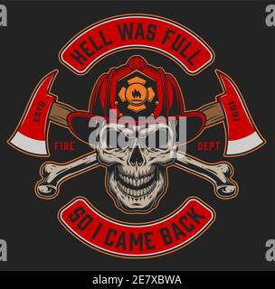 Detail Firefighter Skull Vector Nomer 9