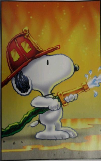 Detail Firefighter Snoopy Nomer 3