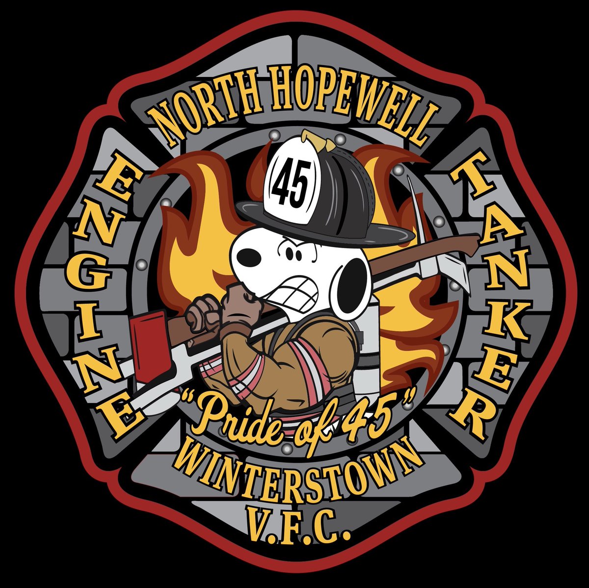 Detail Firefighter Snoopy Nomer 24