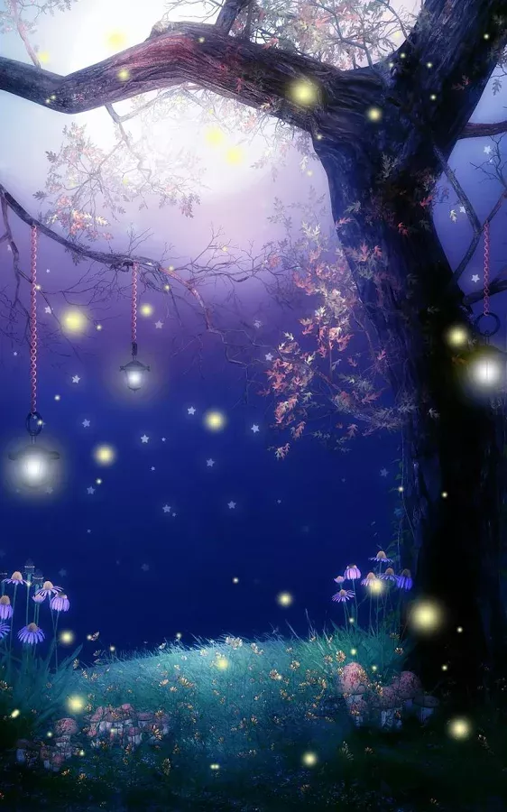 Detail Fireflies Live Wallpaper Nomer 3